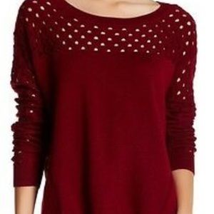 Imported Kooples Burgundy Pullover